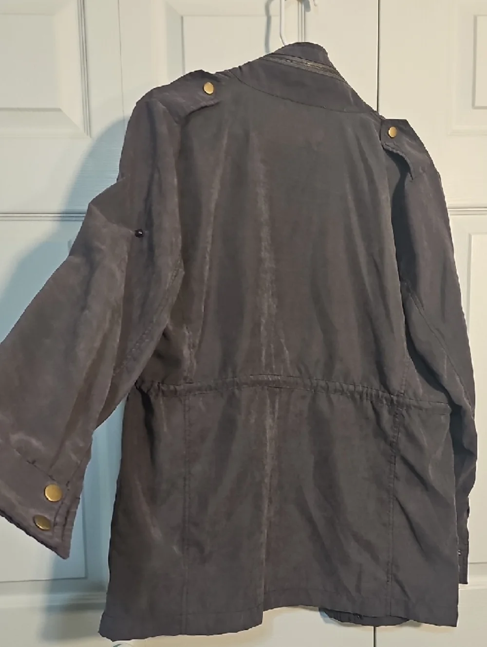 Umgee Gray Jacket with Flap Pockets - Picture 6 of 7